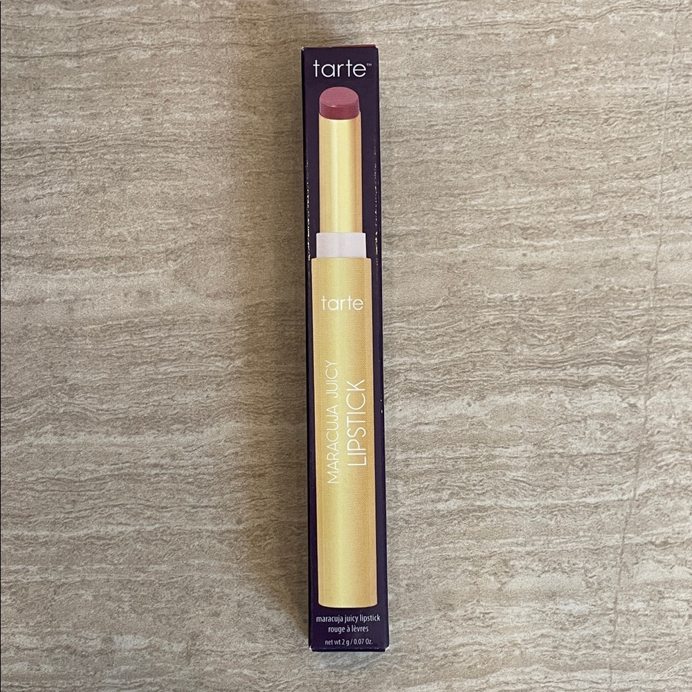 tarte NIB Maracuja Juicy Lipstick - “Pink Passion” (Warm Rose-Pink)